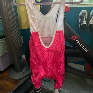 Betty Designs - Ginkgo Cycling Bib Short - XS / Neon Pink